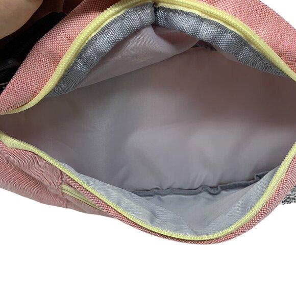 Fanny Pack HIp Bag Adjustable Belt Pink Mauve Gigio USA Canvas Travel - Picture 5 of 10